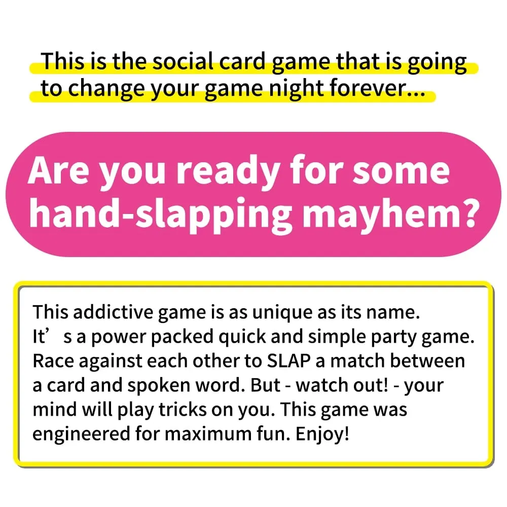 Cute Card Game Board Game English Version Fast-Paced Party Game for 3-8 Players Family Friends Entertainment Board Game