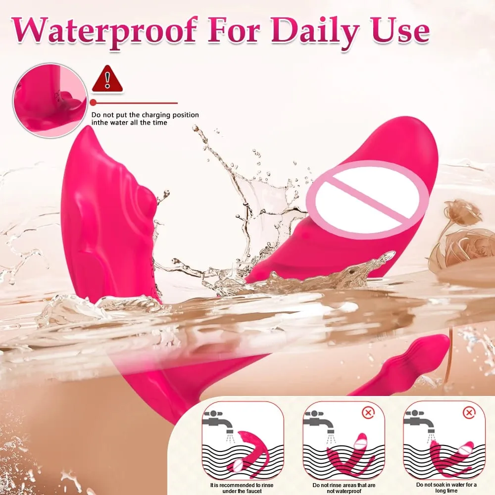 Wearable G Spot Dildo Vibrator Long Distance App Remote Control Panty Butterfly 9 Vibrating Mode Female Adult Sex Toys for Women