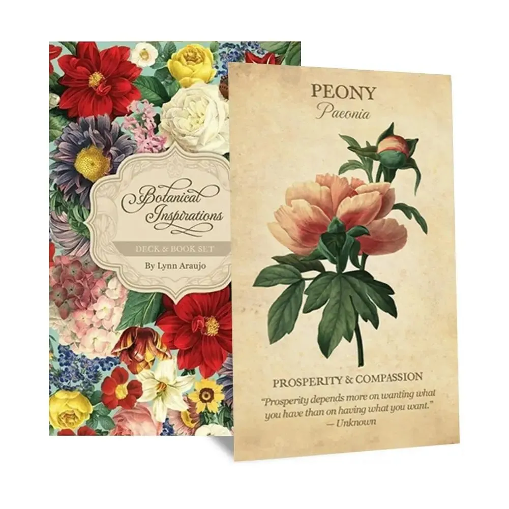 Botanical Inspiration Oracle cards A 45 Deck Tarot English version Board game PDF Guidebook for personal use — image 2