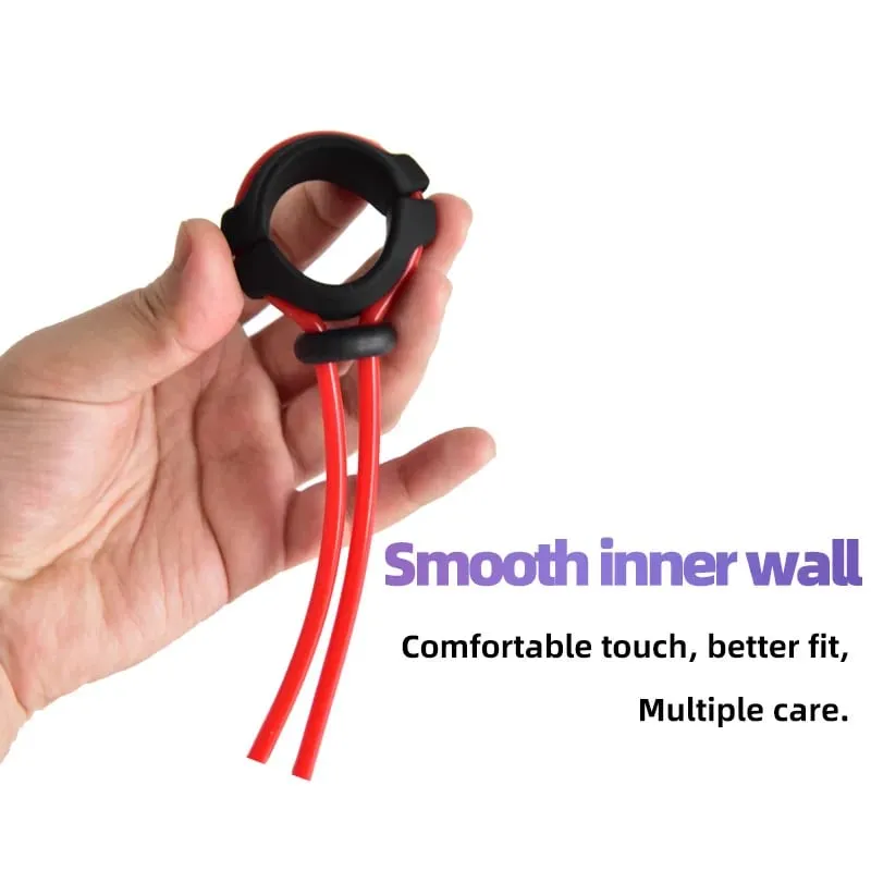 adjustable Penis Ring Reusable Silicone Semen Cock Ring Penis Enlargement Delayed Ejaculation Adult Game Sex Toys For Men Gay — image 3