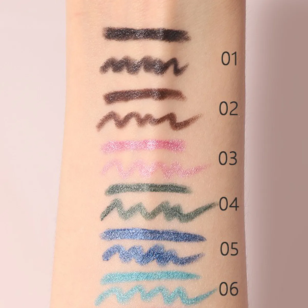Pearl Shimmer Eyeliner Gel Glitter Green Eye Shadow Stick Matte Metallic Eye Makeup Waterproof Durable Easy to Color Highlighter