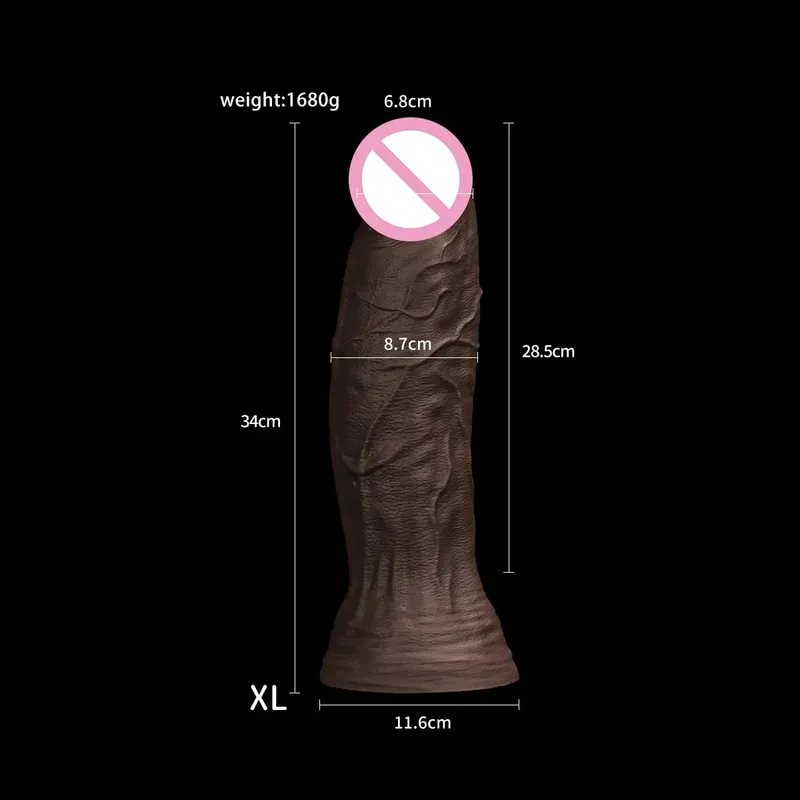 Various Size Huge Realistic Dildo Penis Big Dick Strong Suction Cup for Women and Men Adult Masturbation Sex Toy G-spot Clitoris — image 10