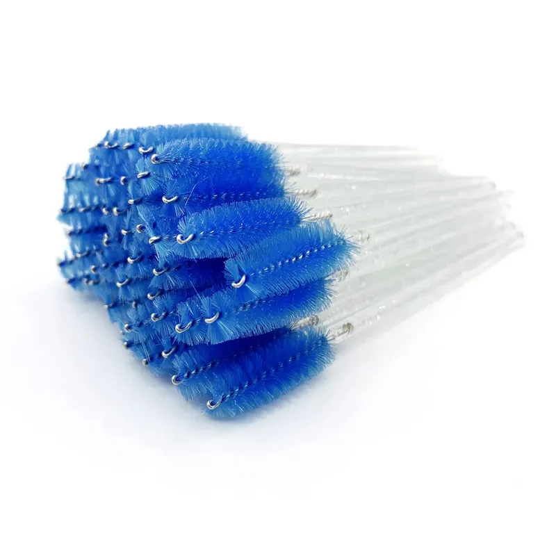 Spazzole per ciglia usa e getta Manico in cristallo di diamante Pennello per ciglia Sopracciglio Bacchette per mascara Forniture per estensione ciglia Strumenti per il trucco