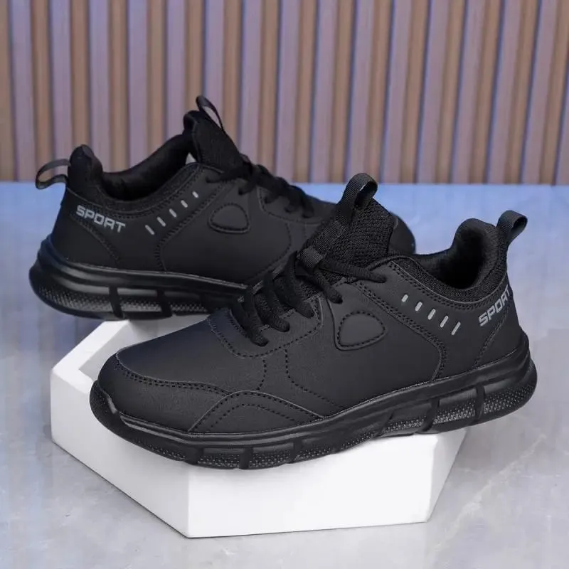 Men's Waterproof Work Shoes Lightweight Comfortable Anti Slip Shock-absorbing Sneakers Outdoor Casual Tennis Fashionable Shoes — image 4