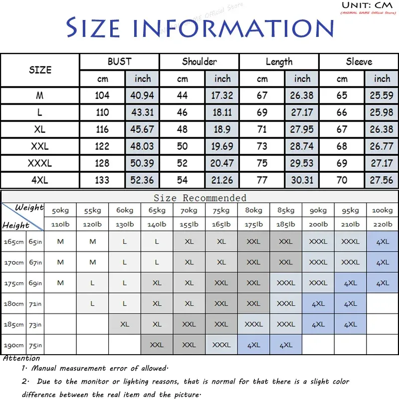Animal Game Men's Half Zipper Sweatshirts Long Sleeve Solid Pullover Turtleneck Streetwear Warm Jacket Sport Coats Outerwear — image 6