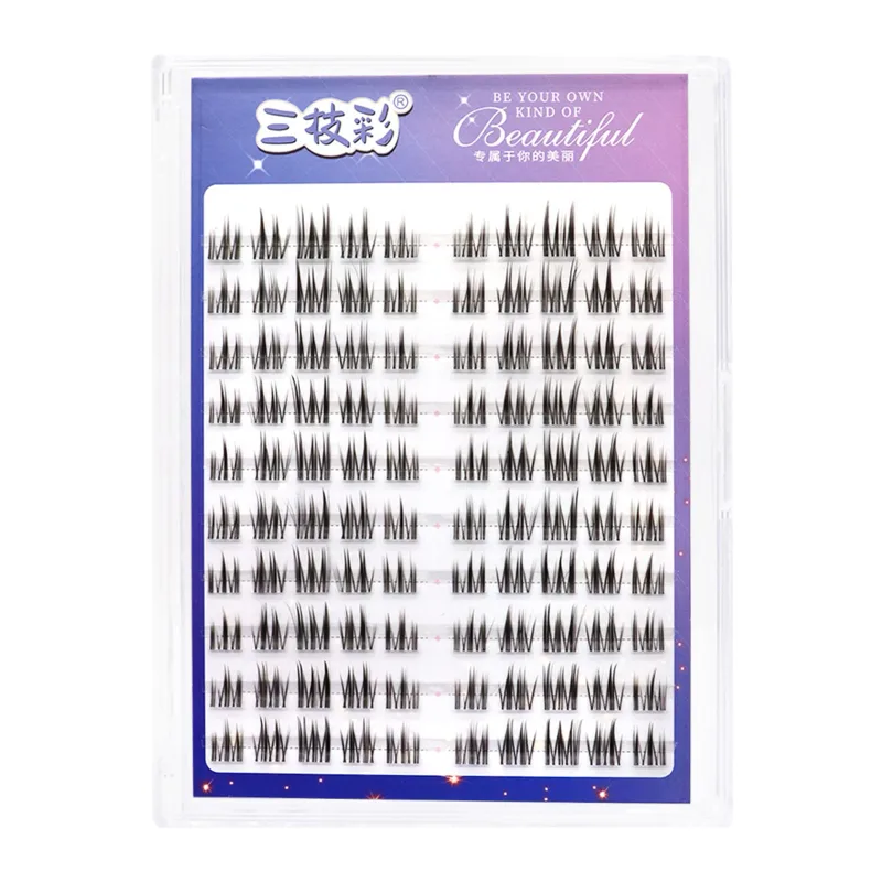 Lông mi giả C Curl Tự nhiên & Wispy Lash Wisps Manga Lông mi tự dính Hoàn hảo cho các cô gái Đi chơi đêm Dụng cụ trang điểm mắt — image 17
