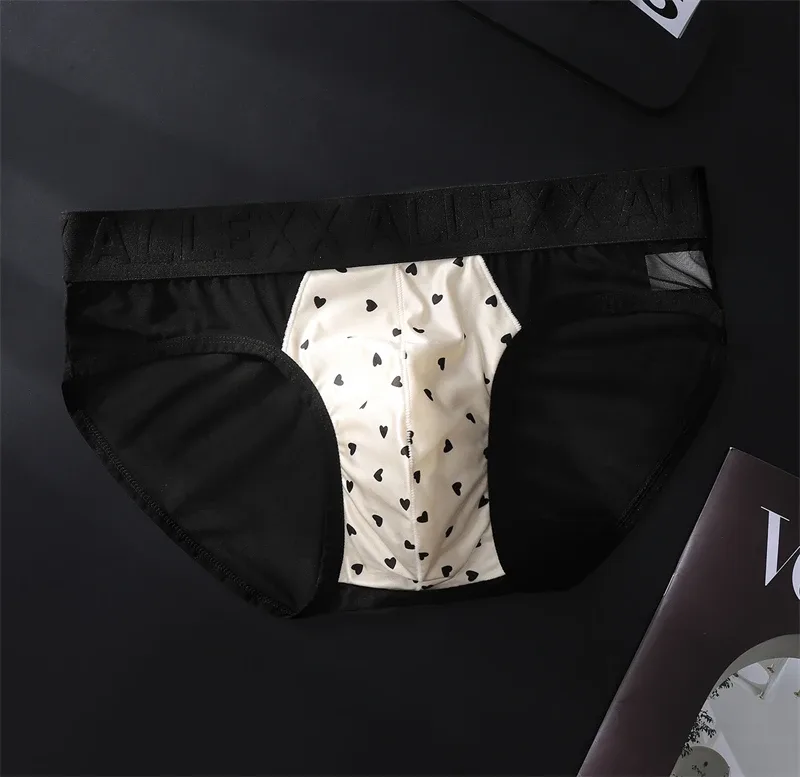 大人 18 プラス cueca メッシュメンズ下着レターウエスト cuecas masculino プリント calzoncillos hombre 3D 凸バッグ男ランジェリー新しい — image 4