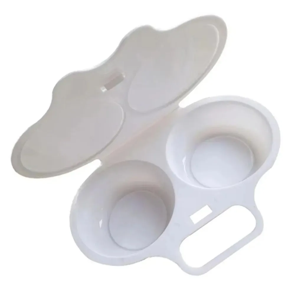 Food Grades Microwave Egg Cooker Kitchen Cooking Mold Easy To Clean Egg Steamer Portable Heat Resistant Steamed Egg Box — image 10
