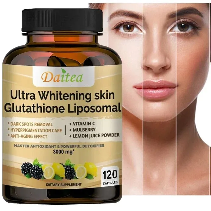 Collagen Glutathione Capsules - Powerful Antioxidants That Help Immune Function Skin Health Beauty Youthfulness and Repair