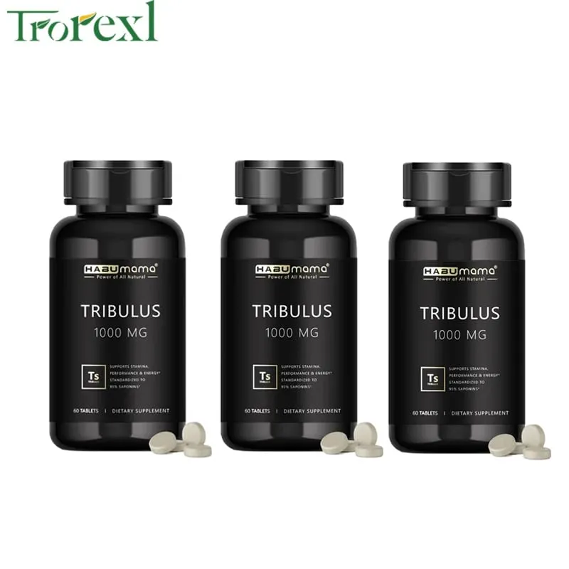 High Purity Tribulus Terrestris Pills Male Enhancing Supplement Boosts Energy Stamina & Fast Acting 60 tablets