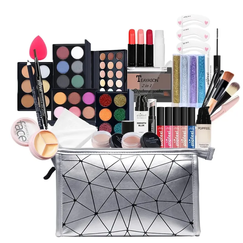 Women's All-In-One Makeup Kit Full Set - Eyebrow Eyeliner Eyeshadow Included Beauty Makeup Sets for Women