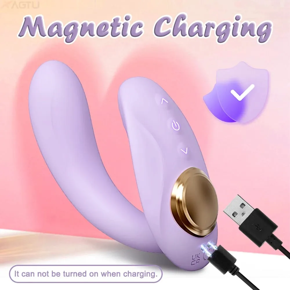 Vibromasseur Double extrémité pour femmes, contrôle par application, gode point G, pénis amovible, vagin vibrant, jouets sexuels pour adultes, pour Couples lesbiens