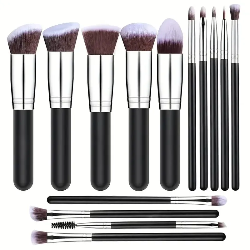 Professional 3/14/16Pcs Makeup Brushes Set Soft Fluffy Eye Shadow Foundation Concealer Blending Blush Brushes Women Beauty Tools