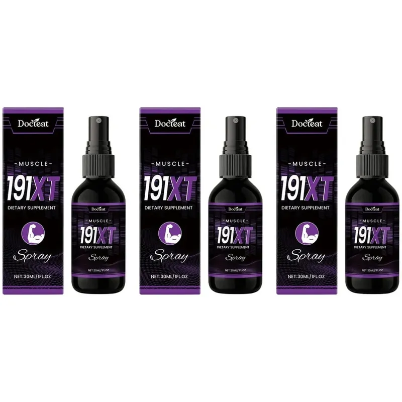 191XT muskelspray med vitamin B3 L-arginin og Tribulus terrestris ekstrakt for muskelstøtte udholdenhed 30 ML — image 9