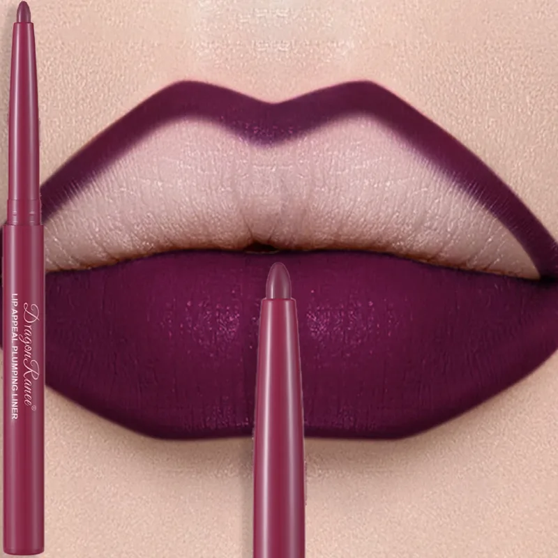Multi Color Matte Lip Liner Crayon Velvet Waterproof Lip Pencil for Outline & Fill Lips Long Lasting Non Stick Lip Makeup