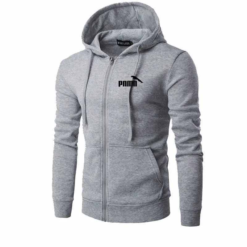 2026 new Autumn Men Sweatshirts Long Sleeve Jacket Hoodie Zipper Closure Jacket Male Hoodies Sweatshirt Slim Fit Male Clothing