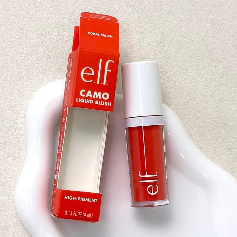 Elf Blush for Lips Cheeks Smooth Liquid Blush Two-ended Lipstick Lip Gloss Long-lasting Makeup Pink Primer for Pore Minimization — image 11