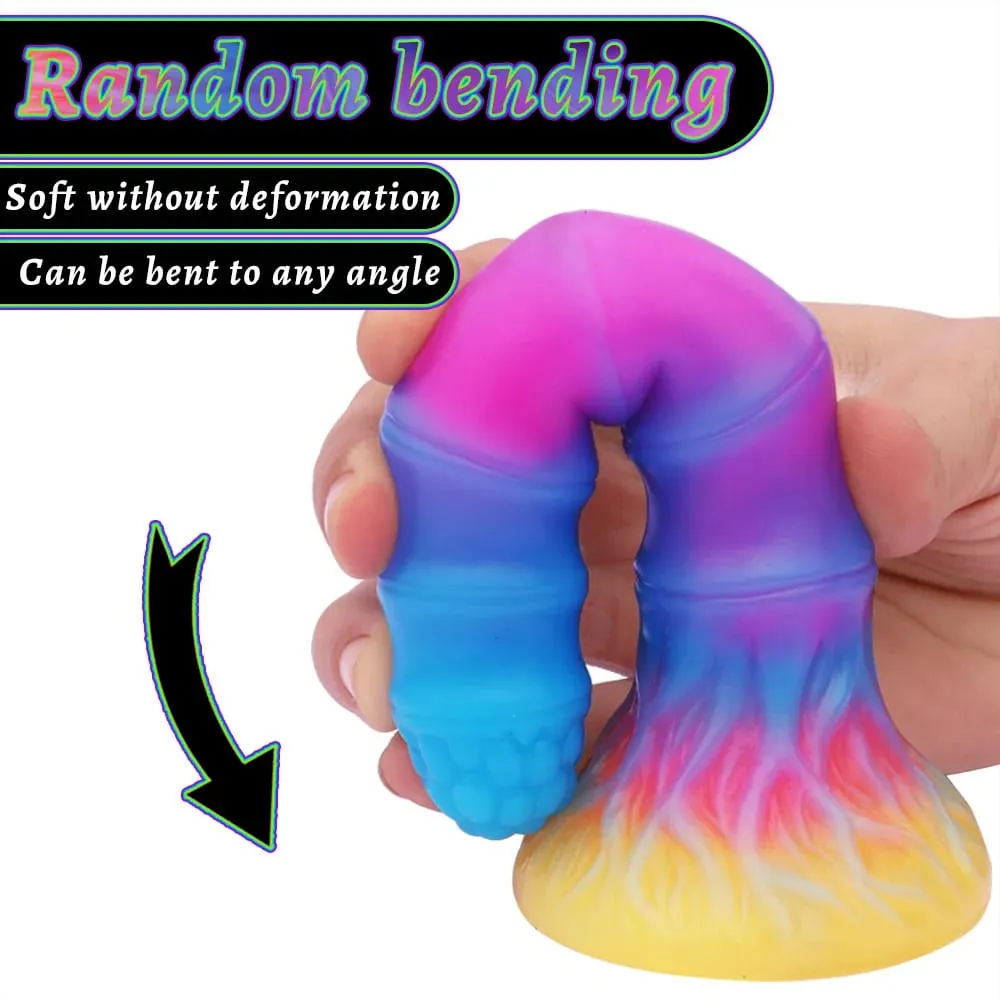 สมจริง Night เรืองแสง Anal Plug Luminous Monster Dragon Dildo สำหรับผู้หญิงผู้ชาย Butt Plug เซ็กซี่สุนัขรูปร่าง Sex Toy สำหรับคู่