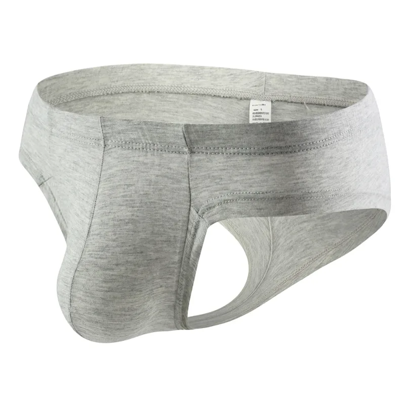 Seksowne męskie majtki Slip Cueca U wypukła bielizna oddychająca niskiej talii miękkie figi bielizna majtki z wysokim widelcem kalesony Calzoncillos