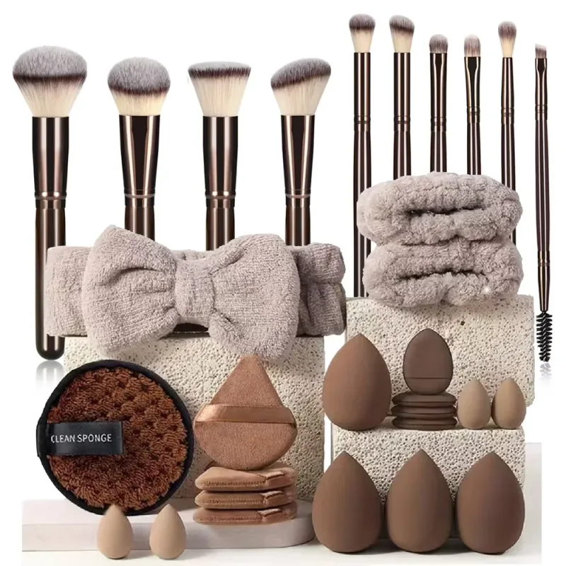 Makeup Brushes Set Premium Synthetic Kabuki Brushes Foundation Concealer Powder Blush Blending Face Eyeshadow Cosmetic Brushes S — image 24