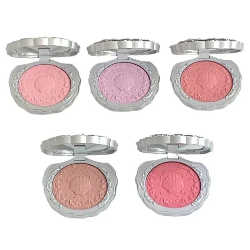 Flower Knows Bunny Shells Collection Makeup Set Eyeshadow Palette Blush Lip Gloss Makeup Bag Matte Glow Shimmer Eye Shadow Kit