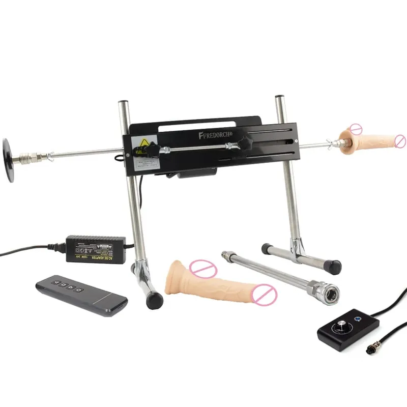 120W Sexmaschine Starke Leistung Turbogetriebe Masturbation Liebesmaschine V-U-Lock Vibrator Sexmaschine mit Dildo