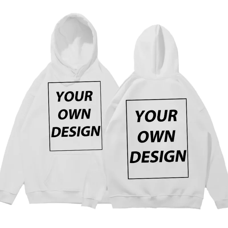 Personalizado diy impressão homem mulher outono inverno hoodies casual clássico pullovers simples confortável streetwear macio quente roupas esportivas
