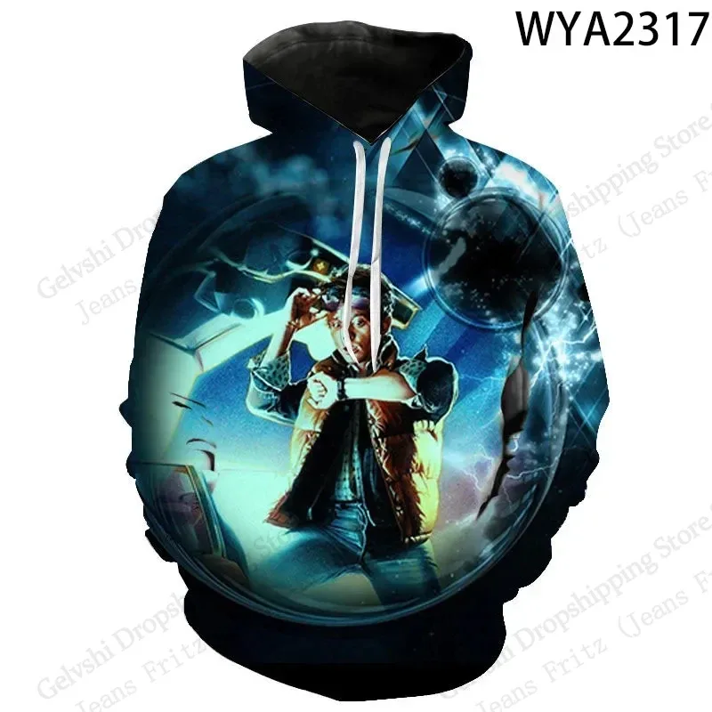 Movie Back To Future 3d Print Hoodie Men Women Fashion Hoodie Sweatshirt Outwear Coat Men Hoodies Winter Clothes Sportwear