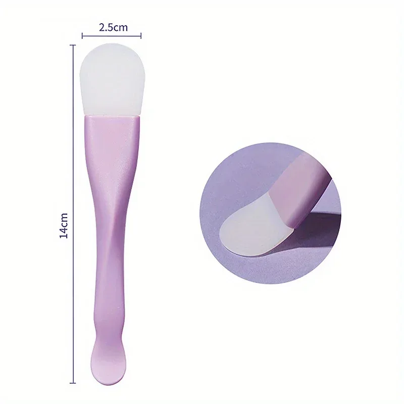 Double Head Silicone Facial Mask Brush Face Cleaning Scraper Daub Type Mud Film Special Brush Beauty Tool Brush Make up Brushes