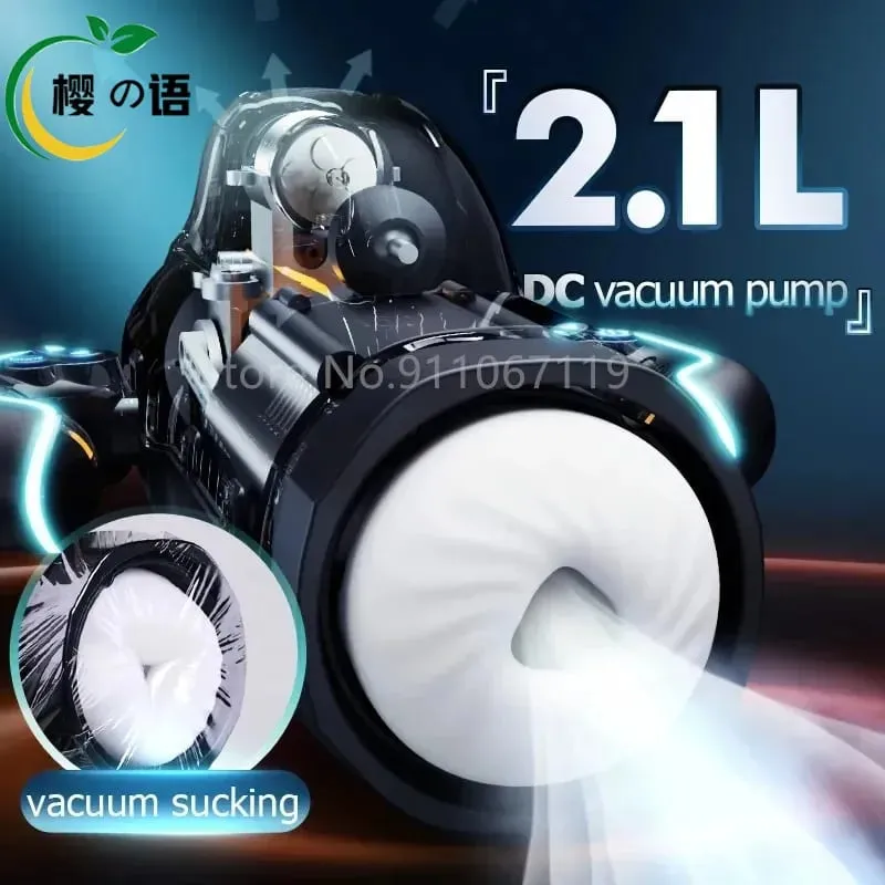 Automatic Male Masturbator Sucking Thrusting Modes Heating Stroker Blowiob Sex Machine Vibrator Adult Sex Toys for Men 18+