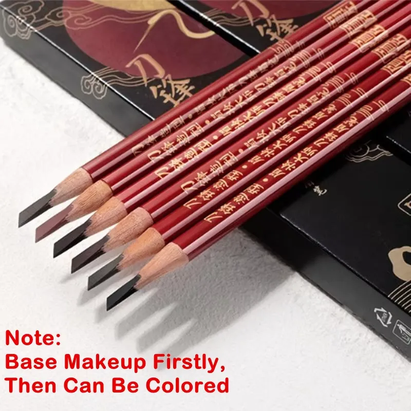Precision Hard Core Eyebrow Pencil - Creates Natural Wild Brows with Microblading Effect Waterproof and Long Wearing