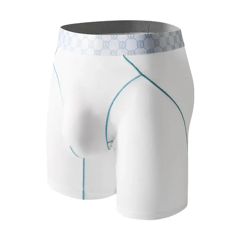 Nam Võ Sĩ Sợi Tre Quần Lót Người Quần Lót Homme Ropa Thoáng Khí U Lồi Túi Dài Quần Lót Plus Kích Thước Quần Lót Boxer M-XXL