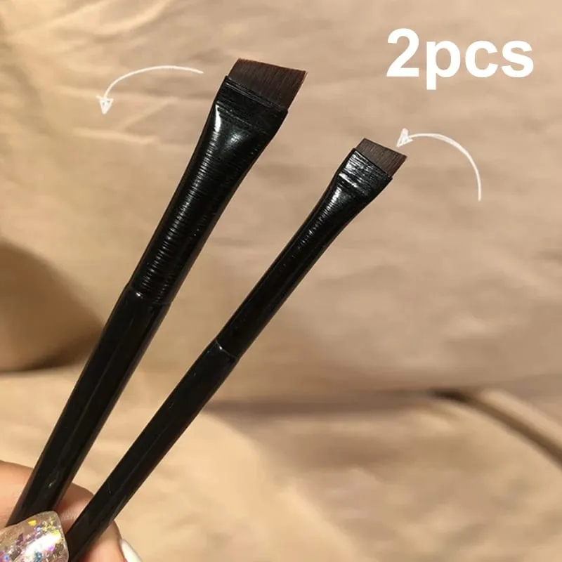 6pcs Black Eye Makeup Brushes Set Professional Contouring Eyeshadow Eyeliner Brush Portable Blending Facial Beauty Cosmetic Tool