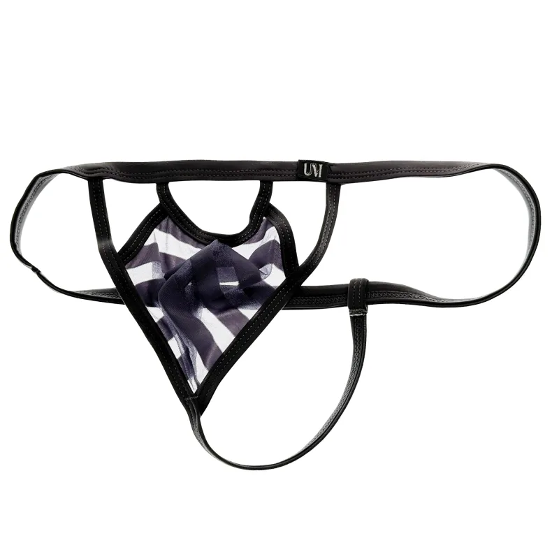 New See-through Mesh Low Rise Mens T-Back Thong Thin Stretch Soft Breathable Lightweight Sexy Underwear