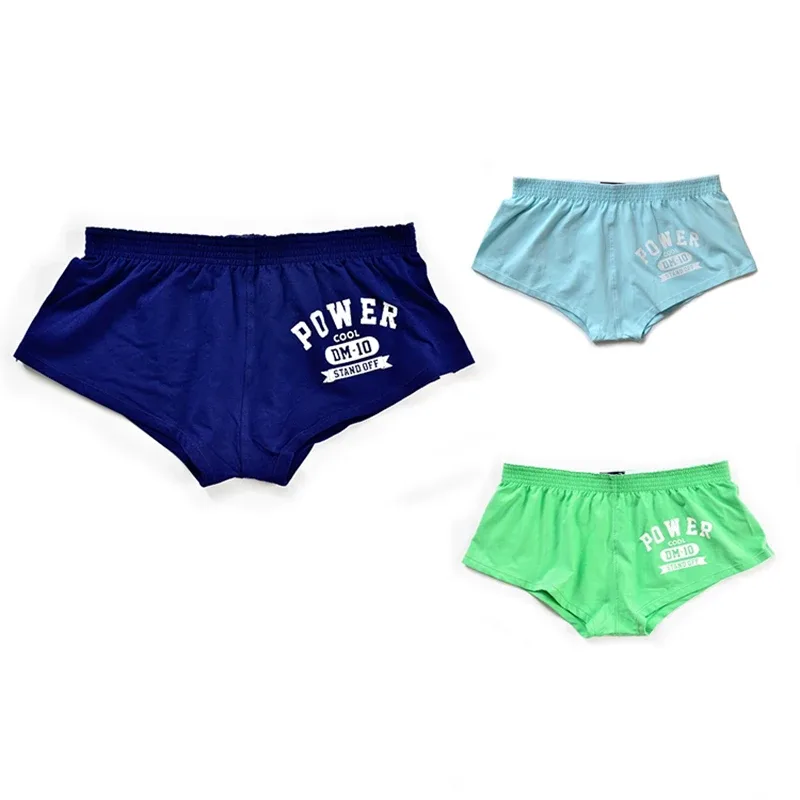 Mens Panties Boxers Hombre Sexy Shorts Comfortable Underwear Man Letter Printed Calzoncillos Hombres Low-Rise Boxers Hot 3PACK
