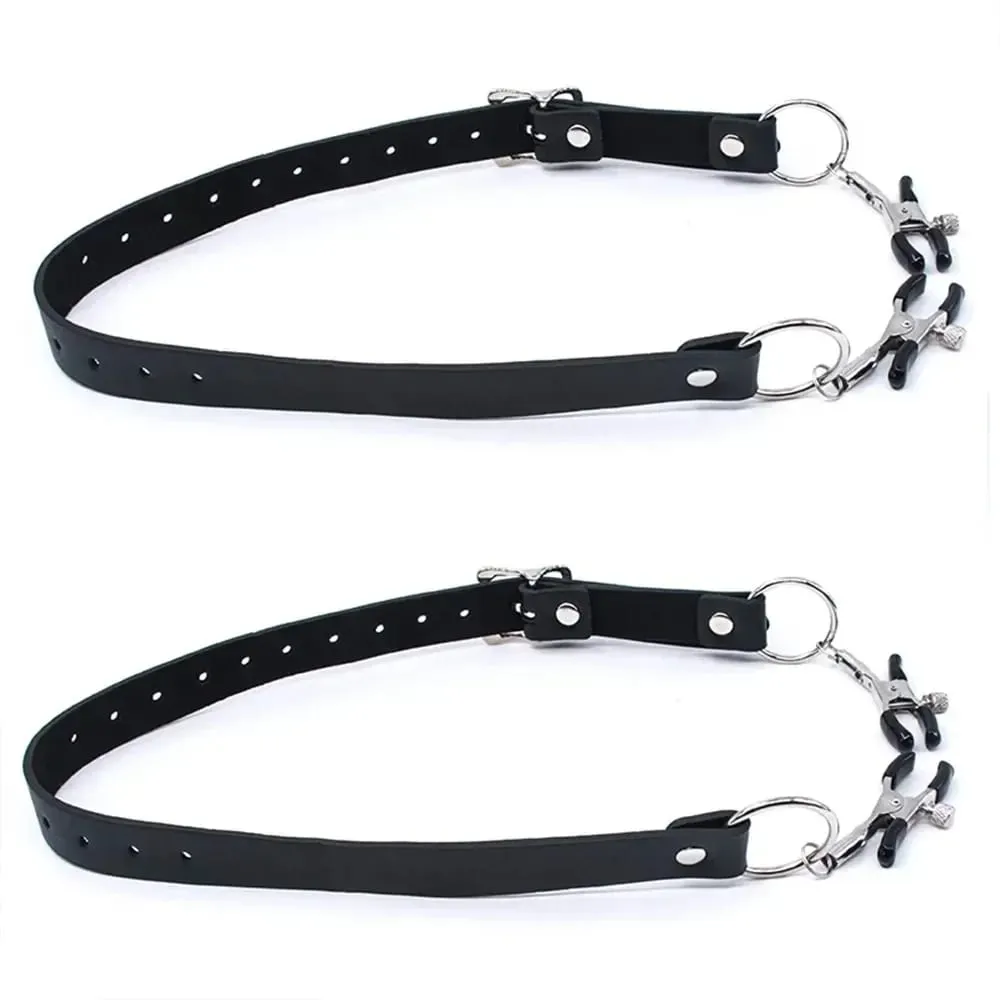 Labia Spreader Clip Nipple Clitoris Clamps SM Bondage Kit Adult Games Vagina Stimulator G-Spot Massage Sex Toys For Women