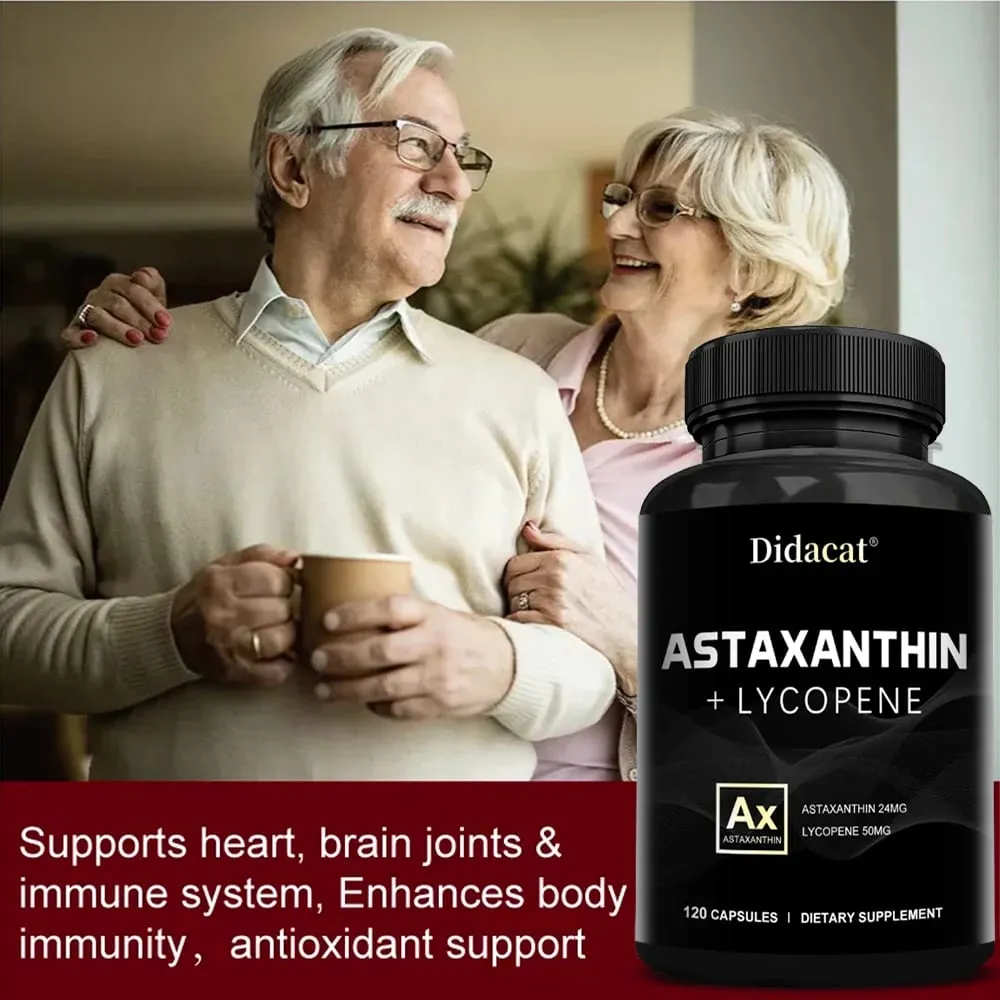Natural Astaxanthin 24 Mg A Powerful Antioxidant Supports Cardiovascular Health Joint Health and Enhances Immunity — image 3
