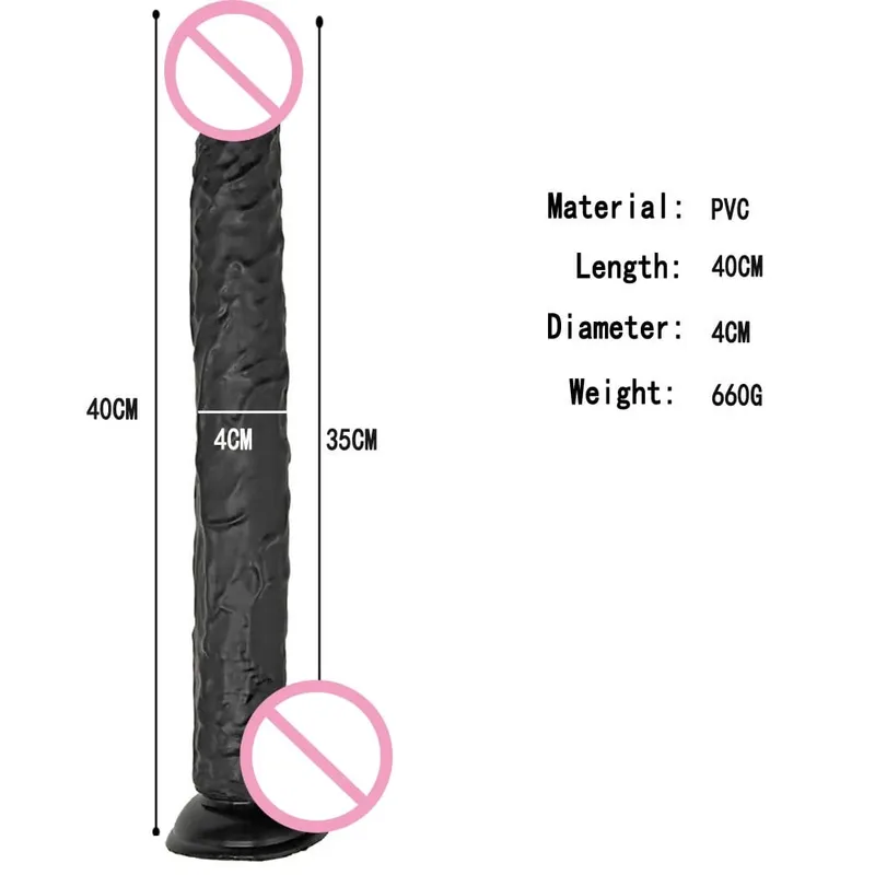 40cm Realistic Long Dildo Big Penis Huge Dildos Vaginal Masturbation G Spot Stimulation Anal Butt Plug For Women Sex Toys 18+