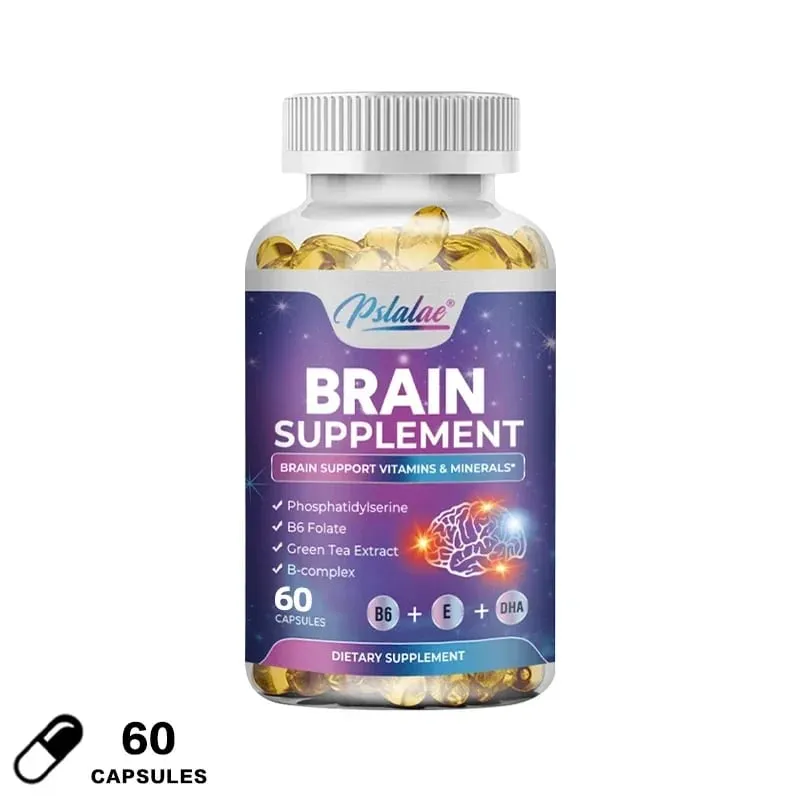 Brain Supplement - Contains B Vitamins To Support Brain Health Improve Cognitive Function and Enhance Memory and Concentration