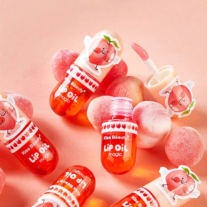 1pcs Moisturizing Color Changing Liquid Lipsticks Transparent Peach Lip Oil Hydrating Natural Lipgloss Lasting Makeup Cosmetics — image 3