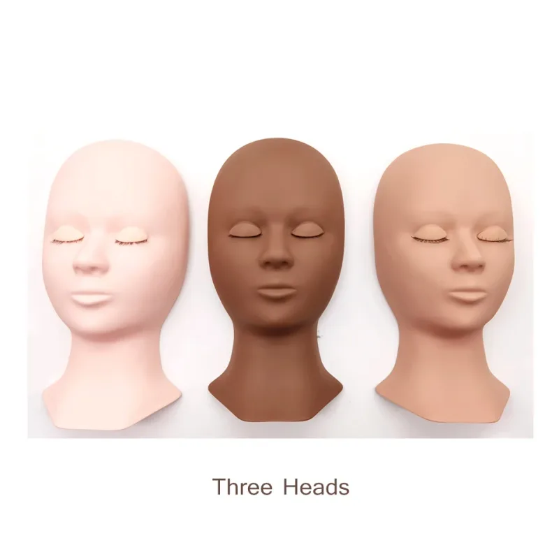 Wholsale Price Practice Lashing Eyelashes Mannequin Head Beginner Training Set Cosmetics Eye Lash Extension Supplies Mannequin