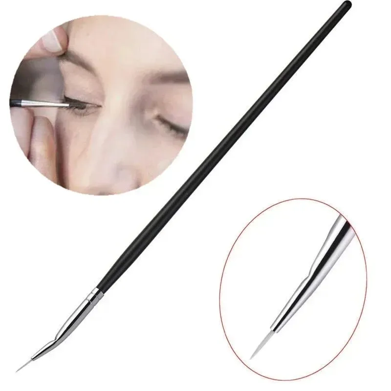 Bent Liner Makeup Brushes Angled Eyeliner Brush Fine Eyeliner Brushes Eye Contour Makeup Tool Eyeshadow Eye Brow Brushes Tool