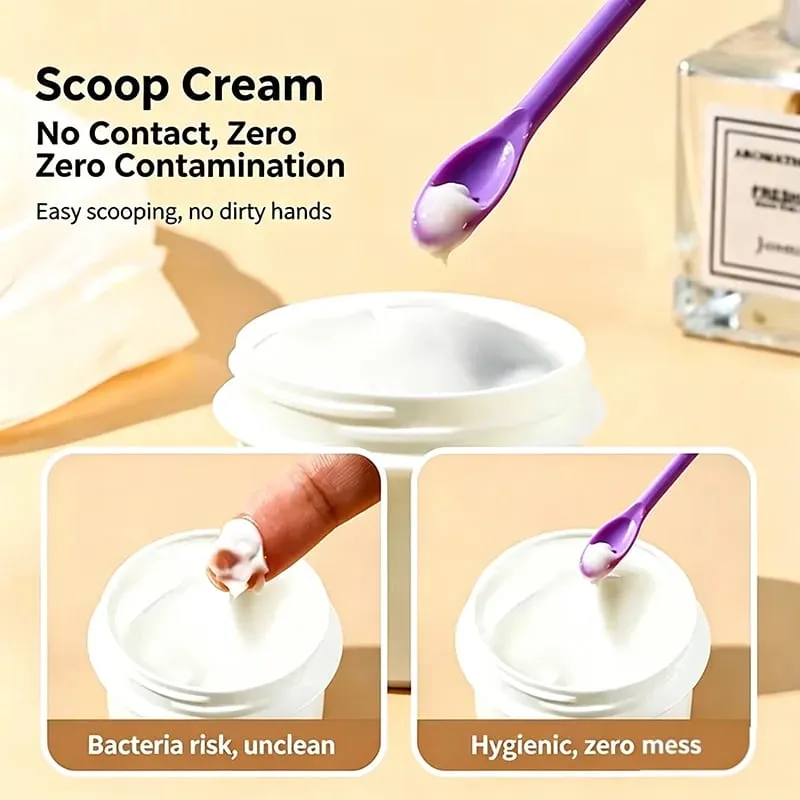3pcs Silicone Scraper Makeup Brushes Set Mini Soft Cosmetic Digging Spoon Jam Scraping Spoons Face Mask Brush