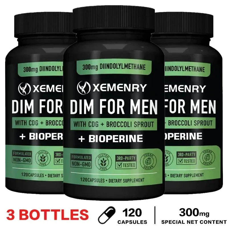 DIM Capsules - Support Fat Metabolism Increase lean Muscle Increase Muscle Strength Improve Athletic Performance