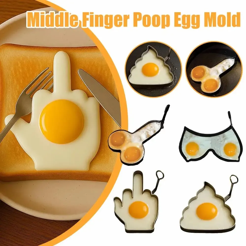 Stainless Steel Fried Egg Mold Pancake Maker Breakfast Baking Omelette Rings Cooking Tools For Kitchen Accessories Gadget — image 2