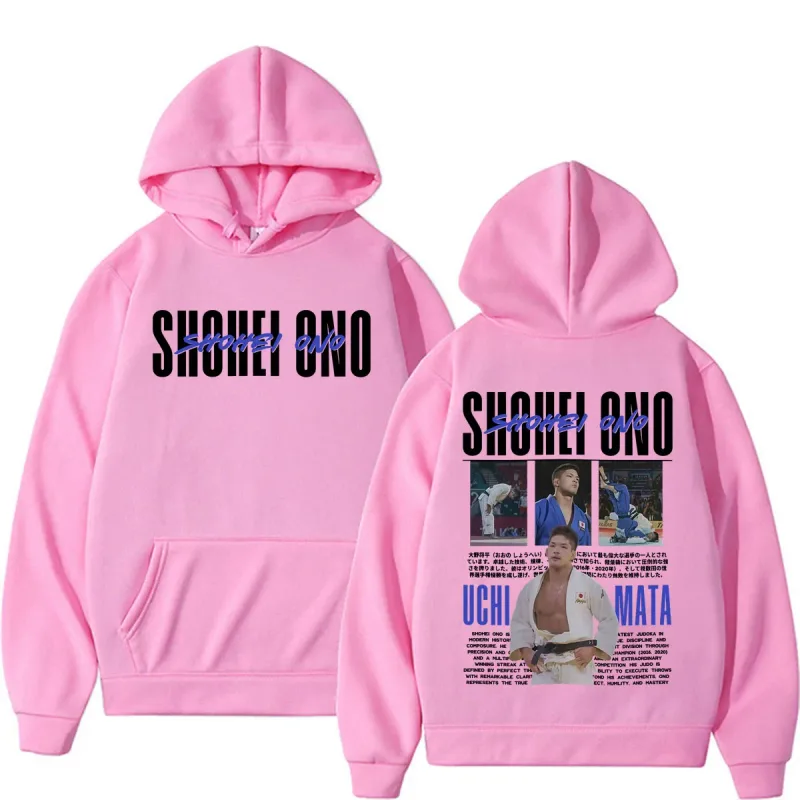 Limited Shohei Ono Vintage Graphics Hoodies Men's Women Harajuku Gothic Classic Sweatshirts High Quality Casual Hooded Pullovers