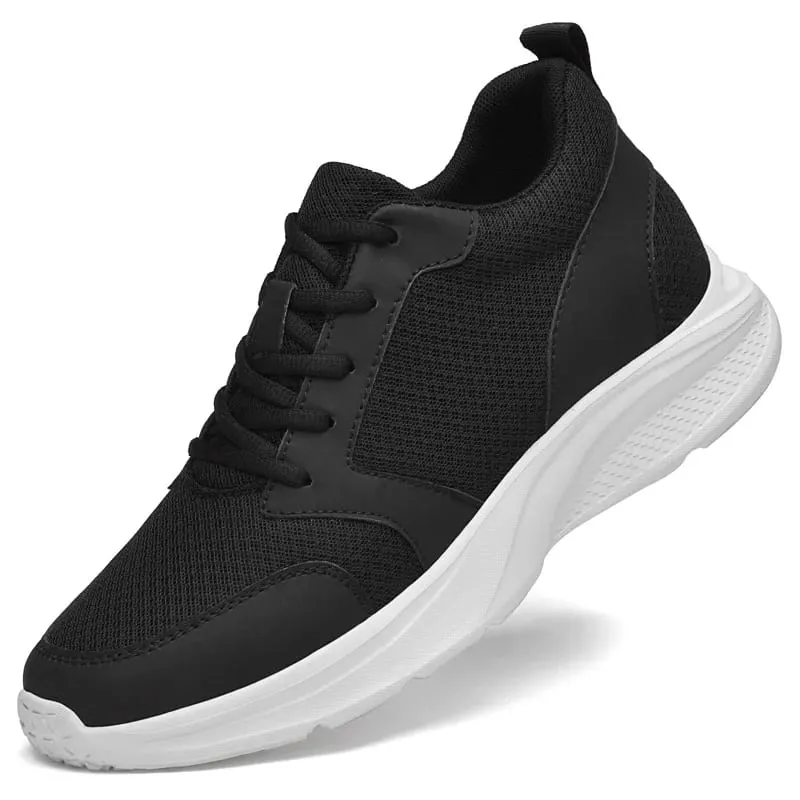 Men Elevator Shoes Height Increase Sneakers Shoes for Men 10cm Sports Casual Shoes Invisible Inner Heightening Shoes for Men 8cm
