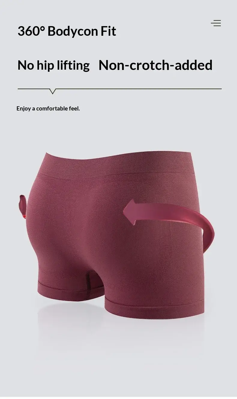 1pcs Seamless Underwear Men's Boxer Shorts High Stretch Underpants Breathable Panties Sexy Slim Lingerie Snug fit trunks