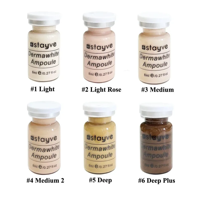 8ml Stayve BB Cream Glow Facial Serum Ampoule Essence Foundation Beginner Starter Kit Niacinamide/Peptide Face Skin Care