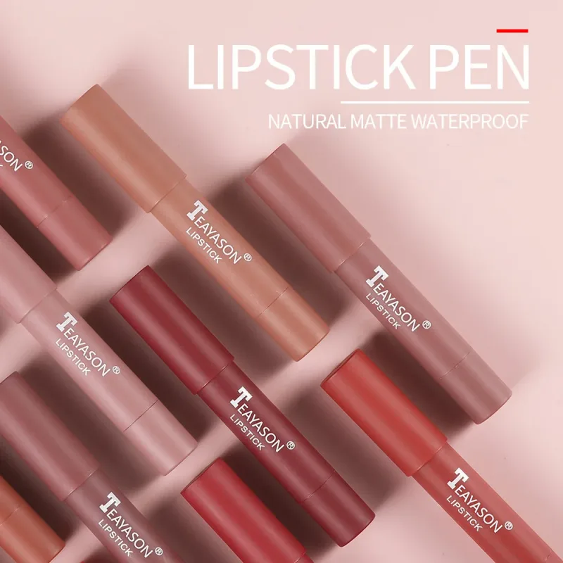 Matte Lipstick Easy Coloring Non-Stick Cup Long-Lasting Comfortable Wear Lip Makeup for Women — image 4